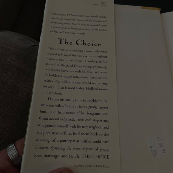 Nicholas Sparks Hardcover Books Set - The Choice The Lucky One Dear John - Picture 10 of 10